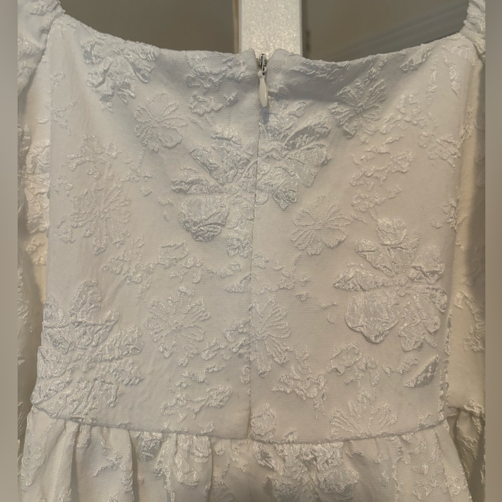 Entro White 3/4 Sleeve Dress - Picture 4 of 10
